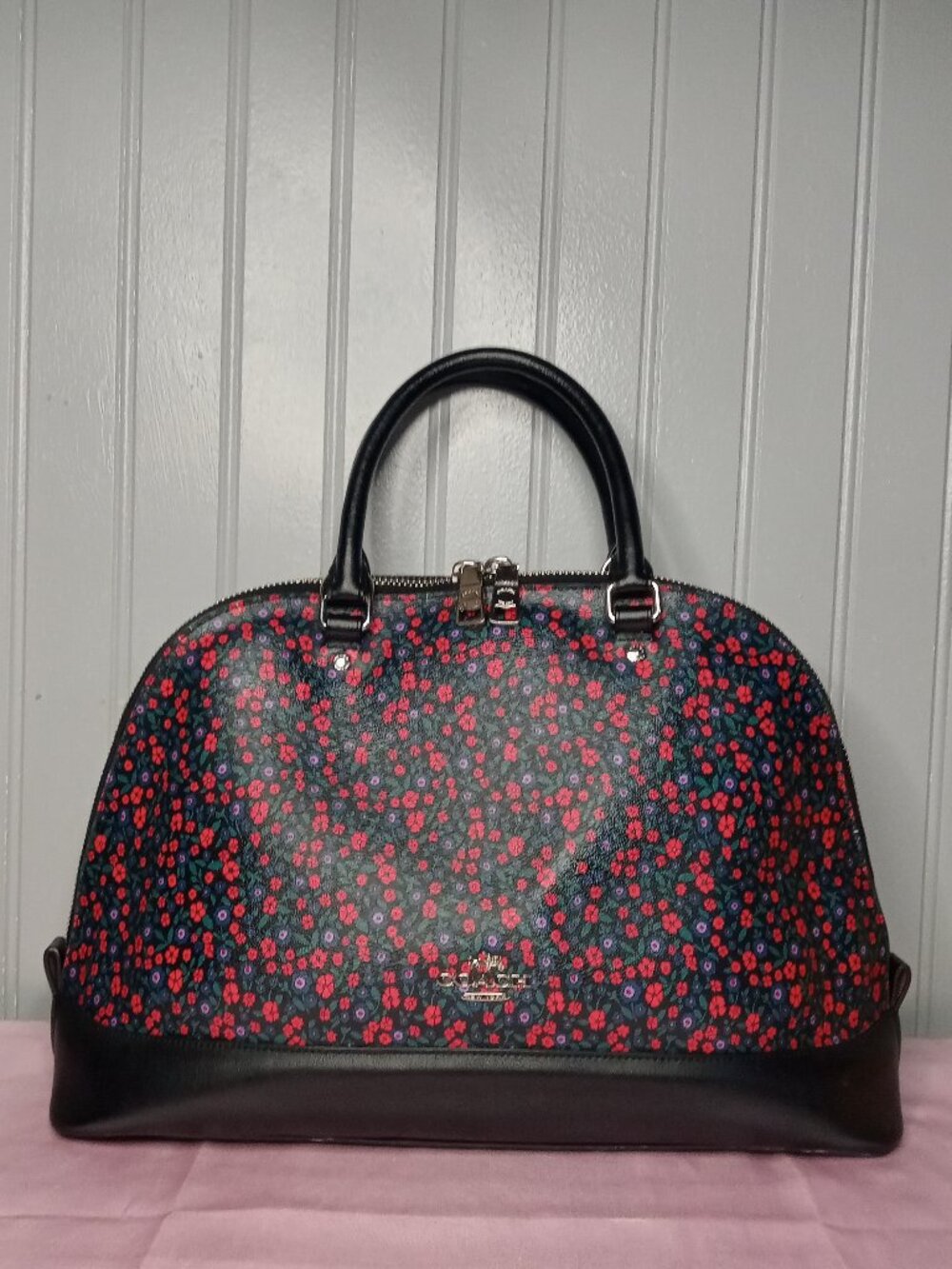 Coach Sierra Satchel Ranch Floral